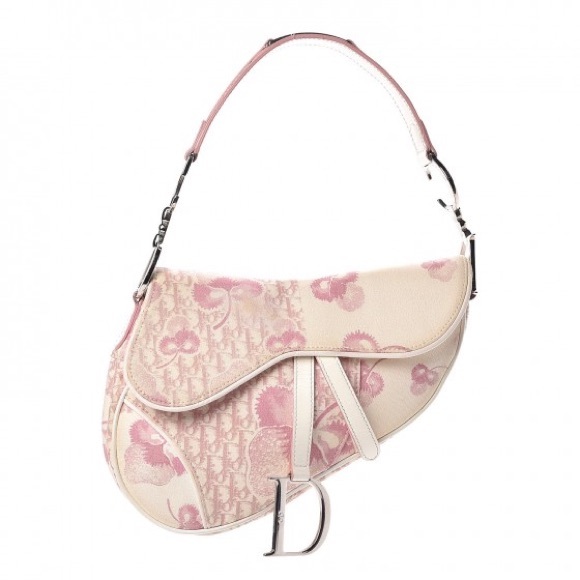 Dior Cherry Blossom Saddle Bag - Picture 1 of 13